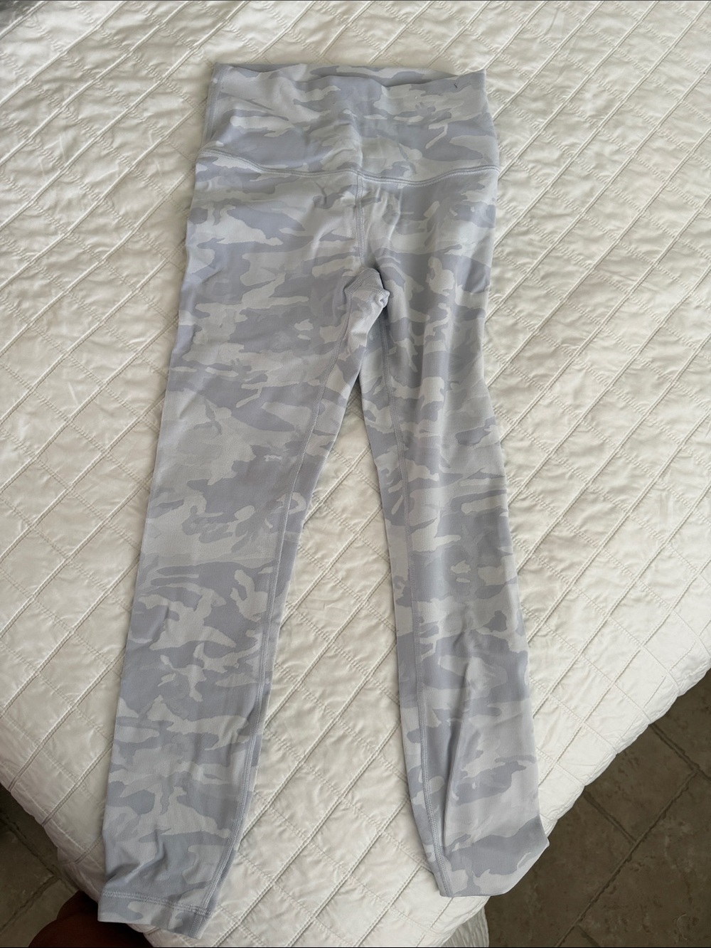 lululemon athletica Light Gray Camo High-Rise Leggings